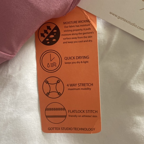 Gottex Pink Sports Bra S - Picture 2 of 3